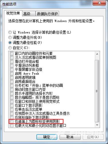 图标上蓝色阴影太碍眼？Win7旗舰版图标蓝色阴影