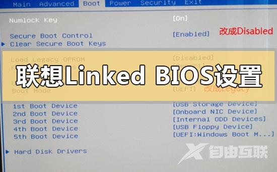 联想linked笔记本bios设置U盘启动的方法步骤教程