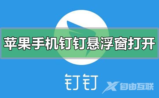 苹果手机钉钉悬浮窗设置打开的方法