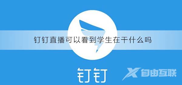 钉钉直播可以看到学生在干什么吗-钉钉直播可以看到学生干什么吗的问题解答