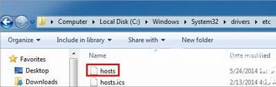 Win7系统hosts文件在哪 查找电脑hosts文件的方法