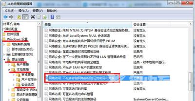 Win7系统一直提示windows凭据已被管理员禁用的解决方法