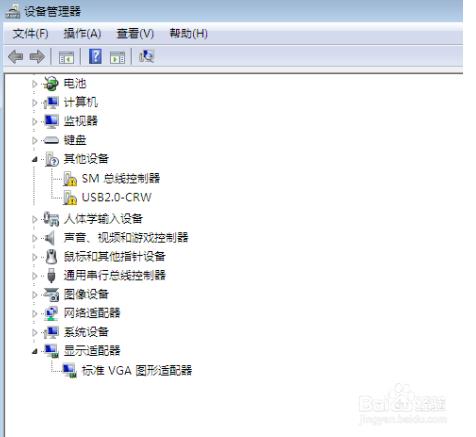 联想G470笔记本显示USB2.0-CRW 驱动未安装怎么解决