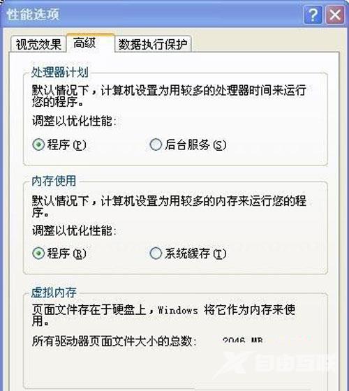 深度技术Win XP虚拟内存的设置图文详解