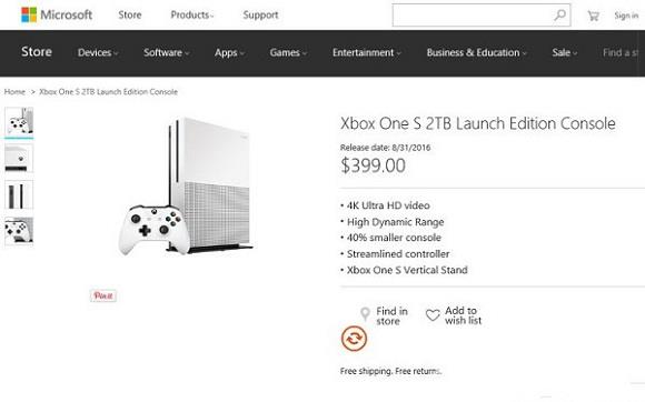 微软2TB Xbox One S来了！你还在观望吗？