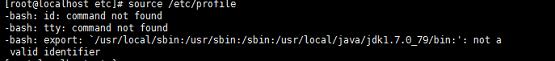 centos使用source命令提示notavalia identitier怎么办?