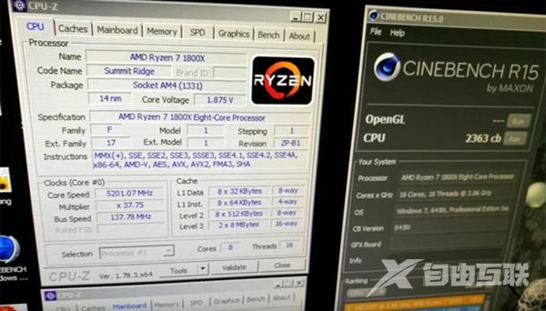 AMD旗舰Ryzen 7-1800X超频实况：液氮镇压全核上5.2GHz