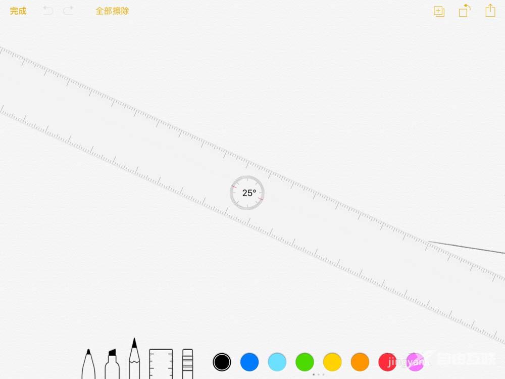 iPad自带的备忘录怎么绘制几何图形