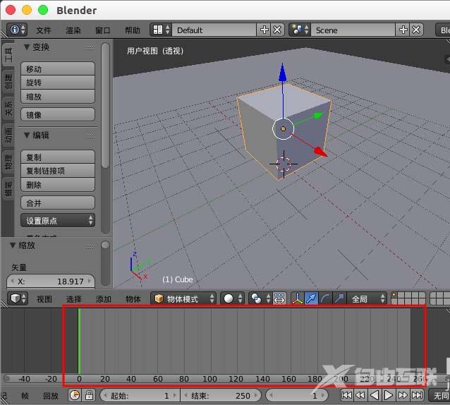 blender默认动画只模拟250帧怎么解决