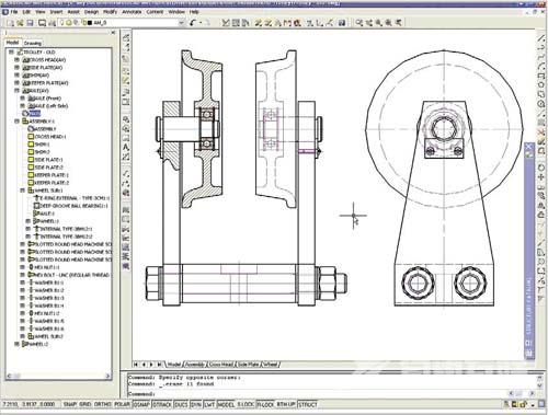 AutoCAD2007界面设置成二维的方法