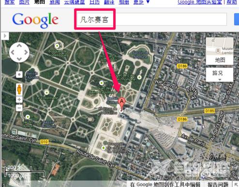 谷歌地图怎么看街景?