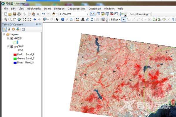 arcgis怎么裁剪出一个自己想要的图