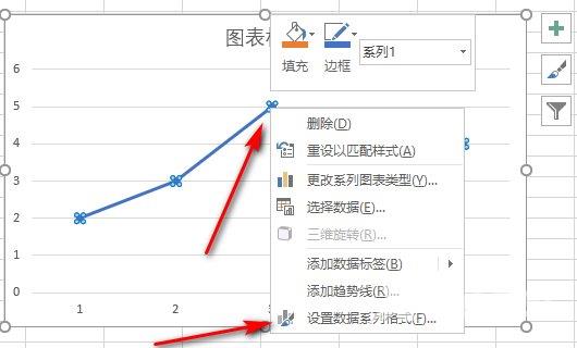 excel折线图连接标记点形状怎么改