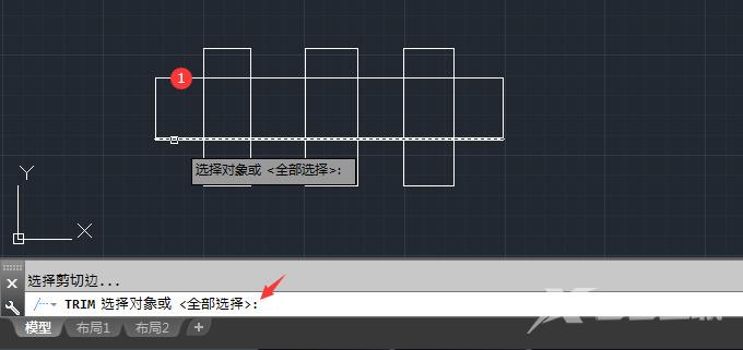 CAD修剪快捷键命令使用方法