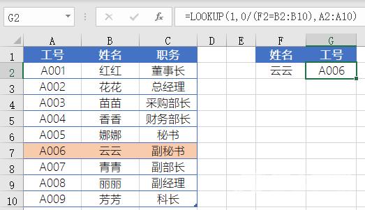 Excel逆向查询怎么做？Excel逆向查询的4个小技巧