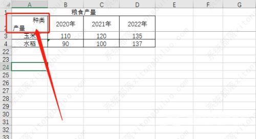 excel2016斜线表头怎么做？Excel斜线表头制作方法教程