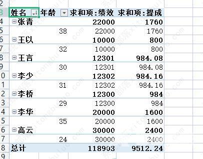 wps数据透视表里的行标签顺序怎么改？