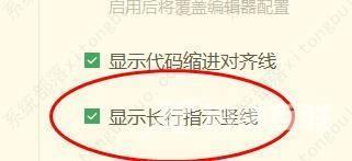 hbuilderx开启显示长行指示竖线教程