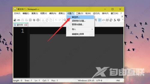 Notepad++隐藏状态栏的方法教程