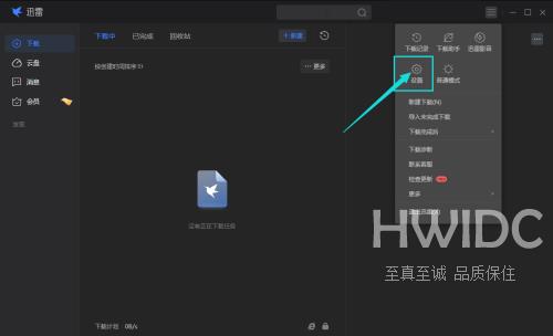 迅雷11怎么启用老板键？迅雷11启用老板键教程截图