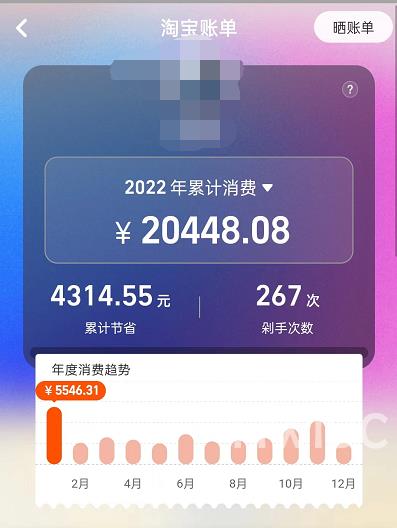 淘宝2022年度账单怎么查看？淘宝2022年度账单查看教程截图