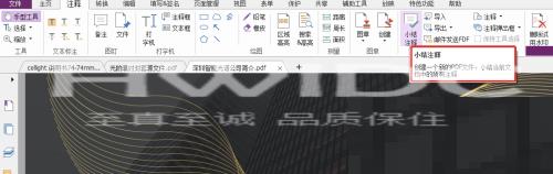 福昕PDF编辑器怎么进行小结注解？福昕PDF编辑器进行小结注解教程截图