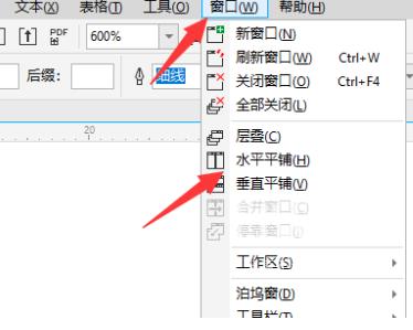 CorelDraw2019中如何展示两个页面？CorelDraw2019中展示两个页面的方法截图