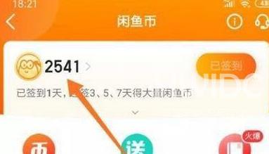 闲鱼如何查看闲鱼币获取情况？闲鱼查看闲鱼币获取情况的方法截图