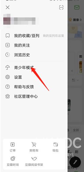 豆瓣青少年模式在哪里?豆瓣青少年模式查看方法截图