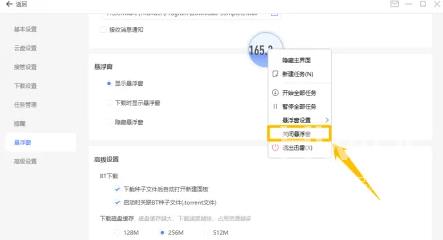 迅雷11怎么关闭悬浮窗？迅雷11关闭悬浮窗的方法截图