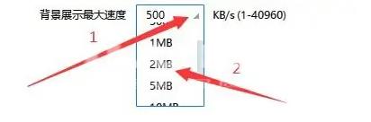迅雷极速版如何更改背景展示最大速度？迅雷极速版更改背景展示最大速度的方法截图