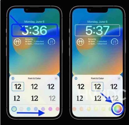 ios16如何自定义锁屏