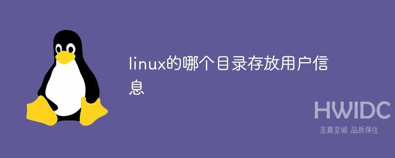 linux的哪个目录存放用户信息