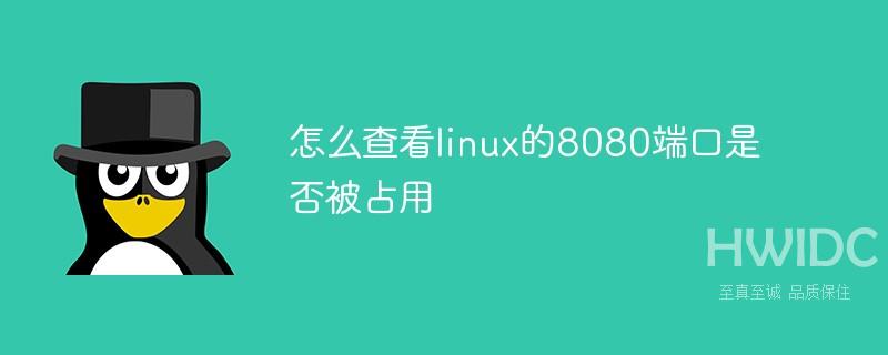 怎么查看linux的8080端口是否被占用