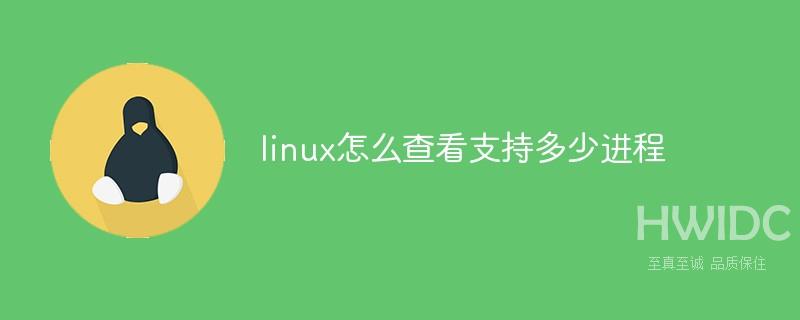 linux怎么查看支持多少进程