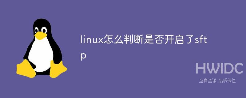 linux怎么判断是否开启了sftp