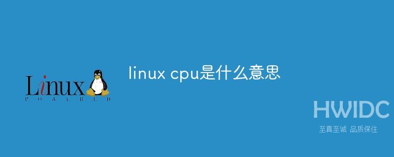 linux cpu是什么意思