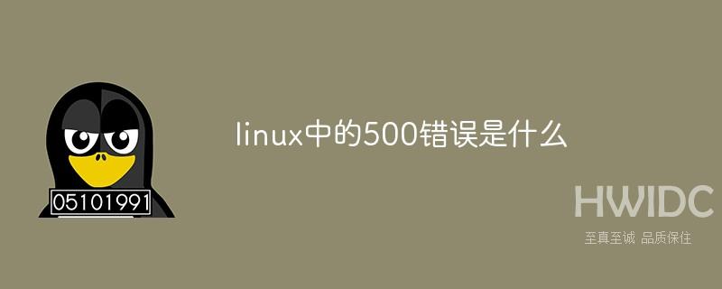 linux中的500错误是什么