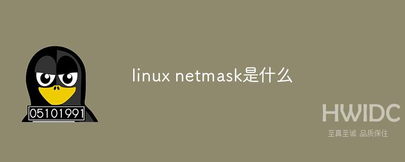 linux netmask是什么