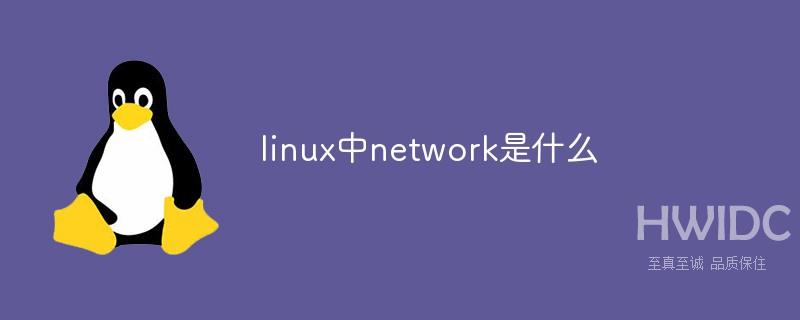 linux中network是什么