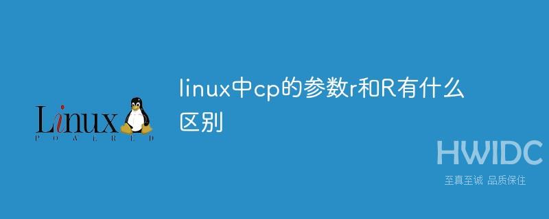 linux中cp的参数r和R有什么区别