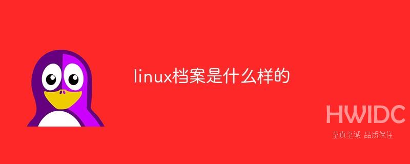 linux档案是什么样的