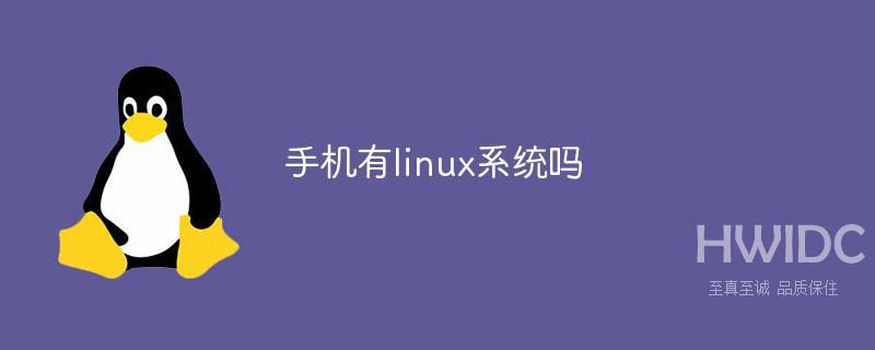 手机有linux系统吗