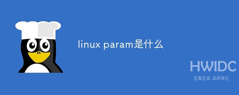 linux param是什么