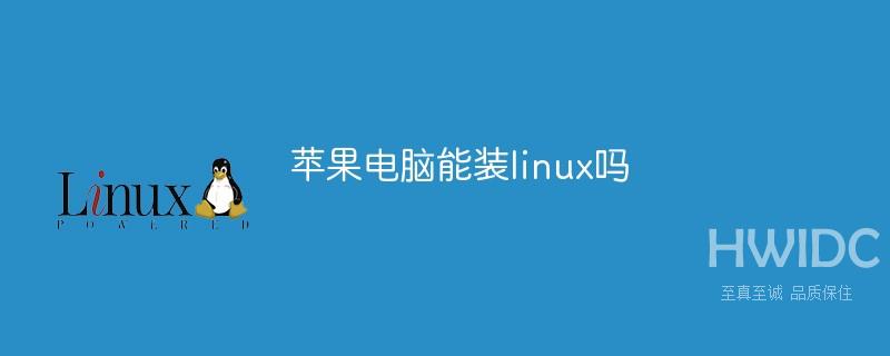 苹果电脑能装linux吗