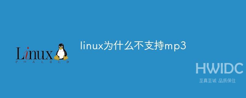 linux为什么不支持mp3