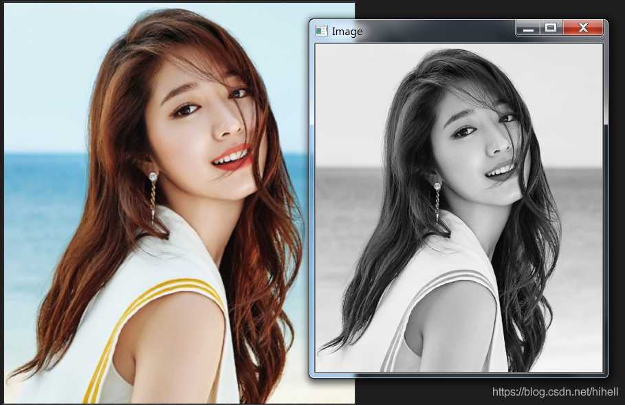 Python OpenCV 彩色图像与灰度图像的转换