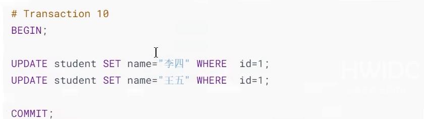 MySQL多版本并发控制MVCC实例分析