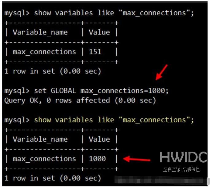 MySQL提示“too many connections“错误怎么解决