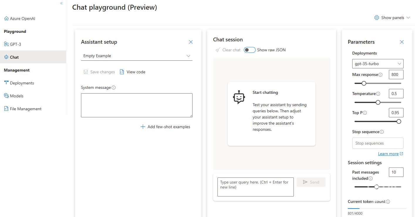 快速入门：开始使用 ChatGPT 和 GPT-4 与 Azure OpenAI Service